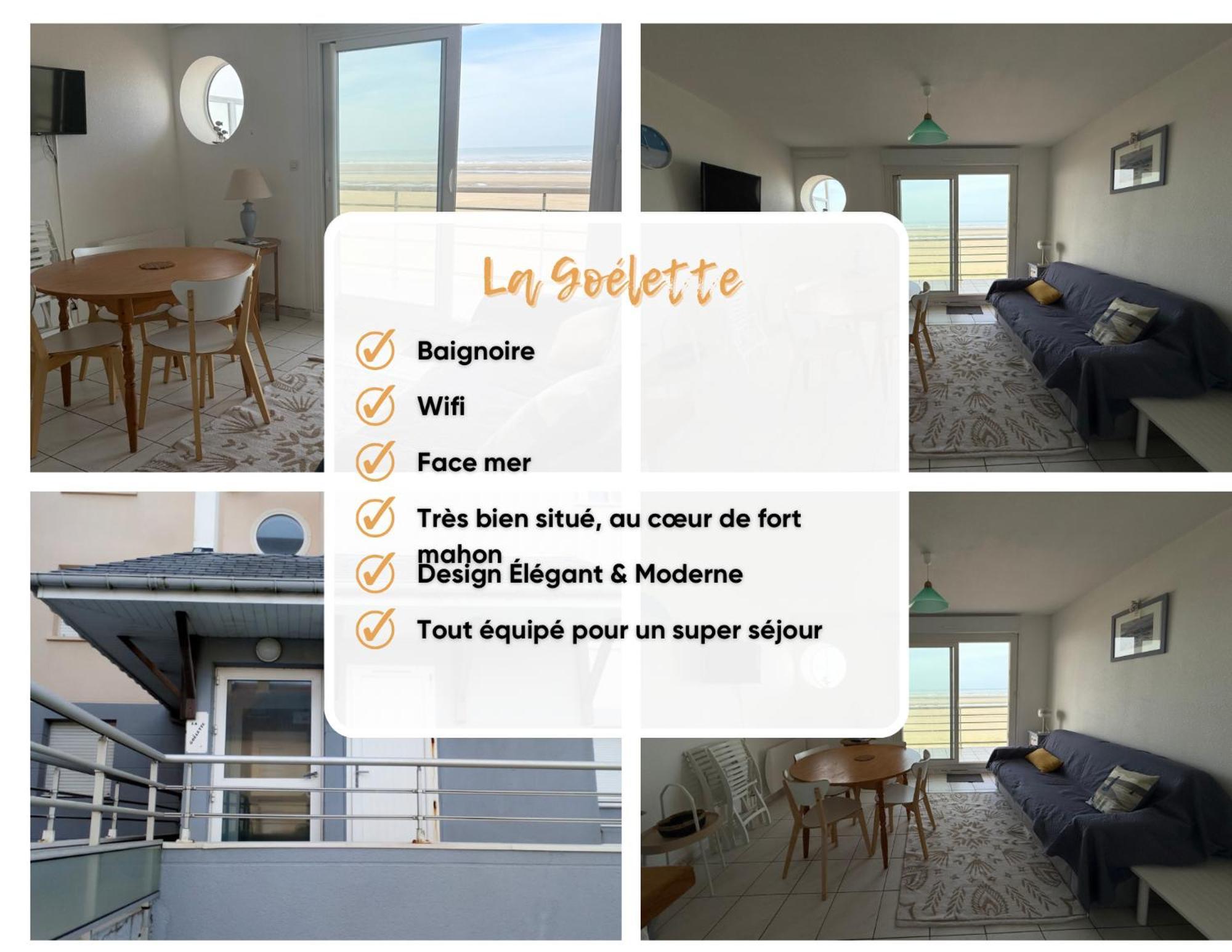Ferienwohnung La Goelette Fort-Mahon-Plage Exterior foto
